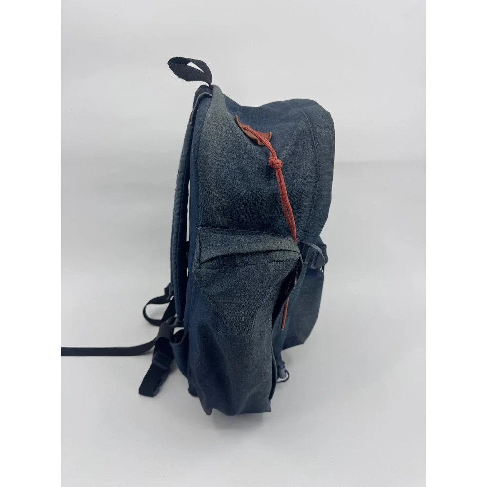 Vintage Himalayan Backpack Made in USA Blue Canvas Hiking‎ Daypack Large Pocket